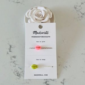 Madewell Cowrie  Corded Friendship Bracelet Set